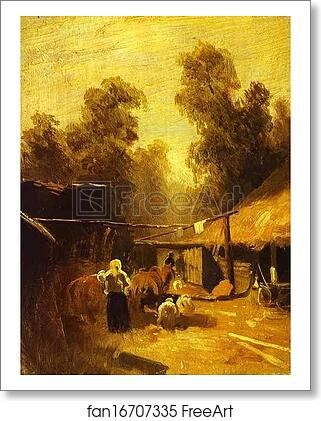 Free art print of Morning in a Village by Feodor Vasilyev Free art print of Morning in a Village by Feodor Vasilyev