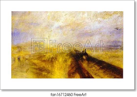 Free art print of Rain, Steam and Speed - The Great Western Railway by Joseph Mallord William Turner Free art print of Rain, Steam and Speed - The Great Western Railway by Joseph Mallord William Turner