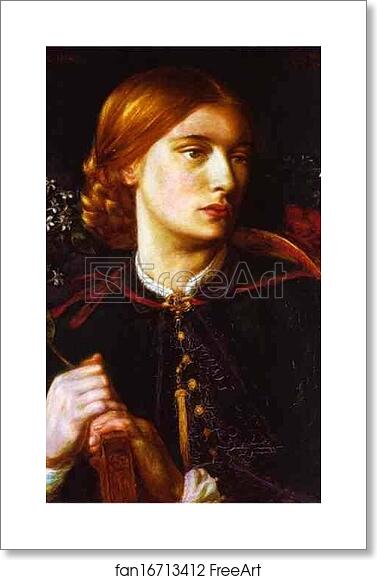 Free art print of Portrait of Maria Leathart by Dante Gabriel Rossetti
