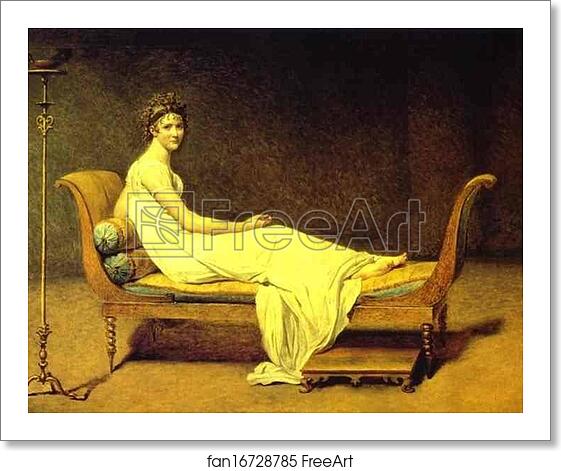 Free art print of Portrait of Mme Récamier by Jacques-Louis David Free art print of Portrait of Mme Récamier by Jacques-Louis David