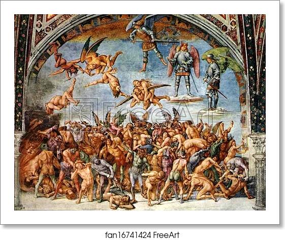 Free art print of The Hell by Luca Signorelli