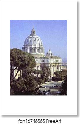 Free art print of St. Peter's by Michelangelo