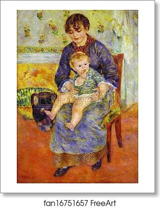 Free art print of Mother and Child by Pierre-Auguste Renoir Free art print of Mother and Child by Pierre-Auguste Renoir
