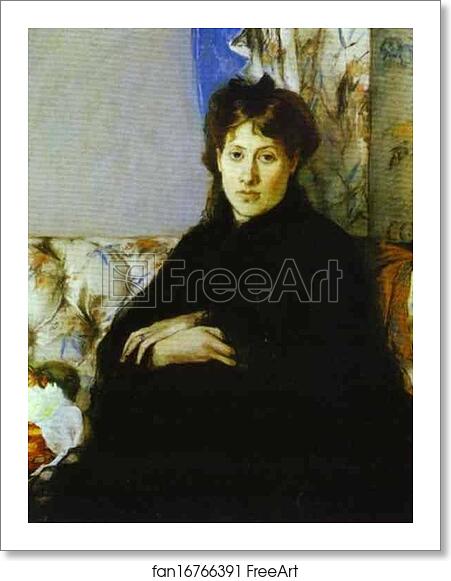 Free art print of Portrait of Madame Pontillon by Berthe Morisot