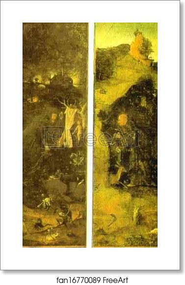 Free art print of St. Anthony. St. Giles by Hieronymus Bosch Free art print of St. Anthony. St. Giles by Hieronymus Bosch