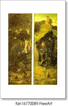 Free art print of St. Anthony. St. Giles by Hieronymus Bosch
