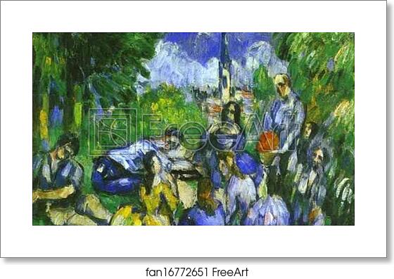 Free art print of A Lunch on Grass by Paul Cézanne Free art print of A Lunch on Grass by Paul Cézanne