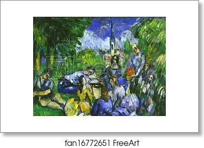 Free art print of A Lunch on Grass by Paul Cézanne