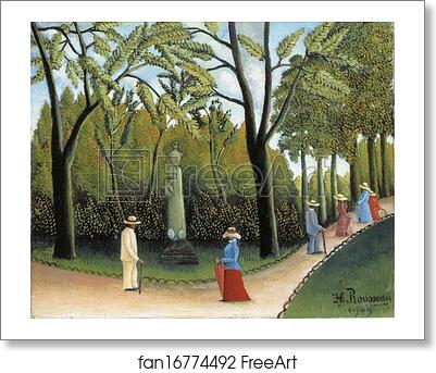 Free art print of Jardin du Luxembourg by Henri Rousseau