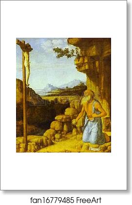 Free art print of St. Jerome in the Wilderness by Giovanni Battista Cima, Called Cima Da Conegliano