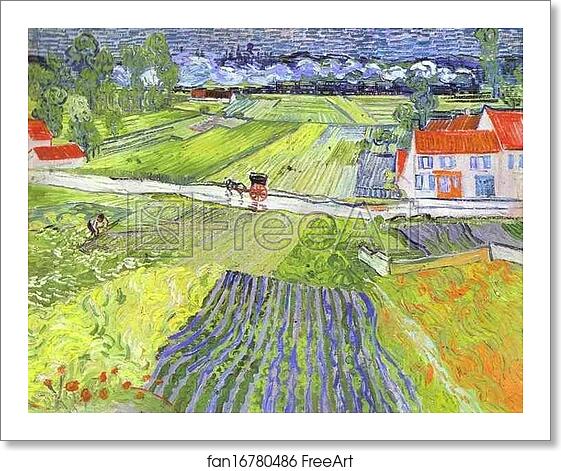 Free art print of A Road in Auvers after the Rain by Vincent Van Gogh Free art print of A Road in Auvers after the Rain by Vincent Van Gogh