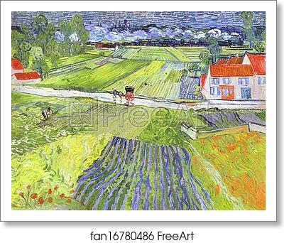 Free art print of A Road in Auvers after the Rain by Vincent Van Gogh Free art print of A Road in Auvers after the Rain by Vincent Van Gogh