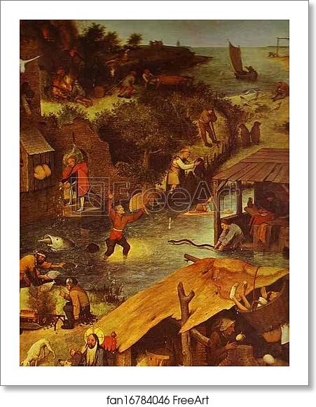 Free art print of The Flemish Proverbs. Detail by Pieter Bruegel The Elder Free art print of The Flemish Proverbs. Detail by Pieter Bruegel The Elder