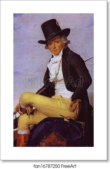 Free art print of Portrait of Pierre Sériziat by Jacques-Louis David