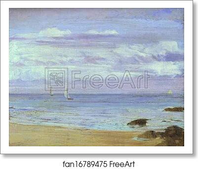 Free art print of Blue and Silver: Trouville by James Abbott Mcneill Whistler Free art print of Blue and Silver: Trouville by James Abbott Mcneill Whistler