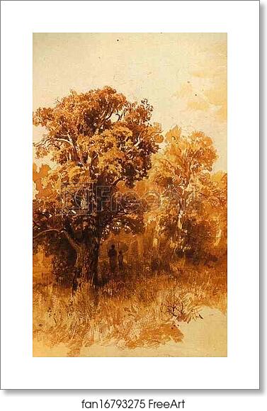 Free art print of In an Oak Grove by Feodor Vasilyev Free art print of In an Oak Grove by Feodor Vasilyev