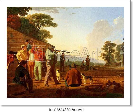 Free art print of Shooting for the Beef by George Caleb Bingham Free art print of Shooting for the Beef by George Caleb Bingham