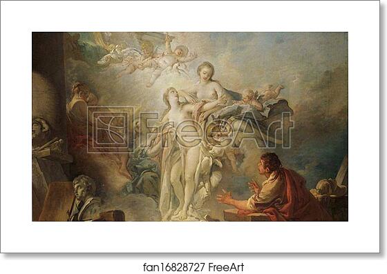 Free art print of Pygmalion and Galatea by François Boucher Free art print of Pygmalion and Galatea by François Boucher