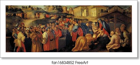 Free art print of The Adoration of the Magi by Jacopo Carrucci, Known As Pontormo Free art print of The Adoration of the Magi by Jacopo Carrucci, Known As Pontormo
