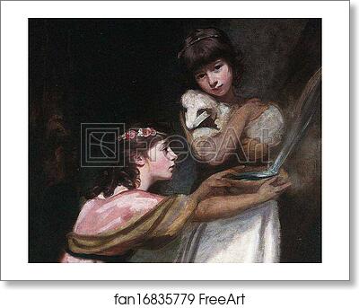 Free art print of The Misses Hill. Detail by George Romney Free art print of The Misses Hill. Detail by George Romney