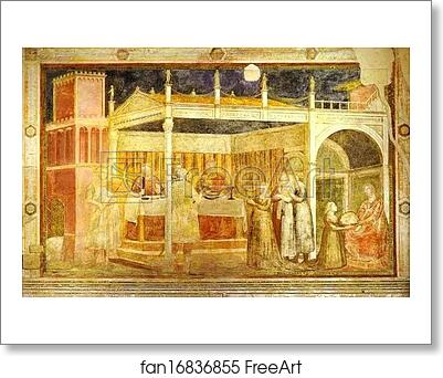 Free art print of The Feast of Herod by Giotto