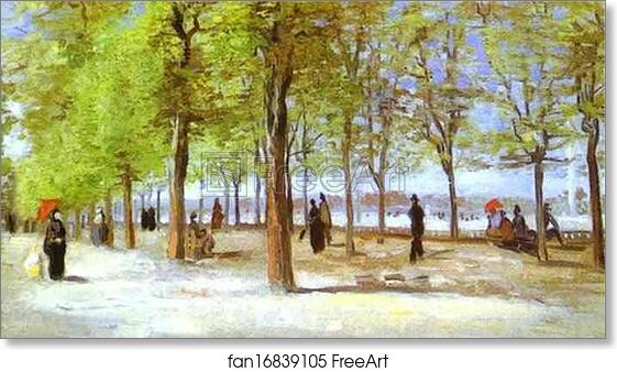 Free art print of In the Jardin du Luxembourg by Vincent Van Gogh