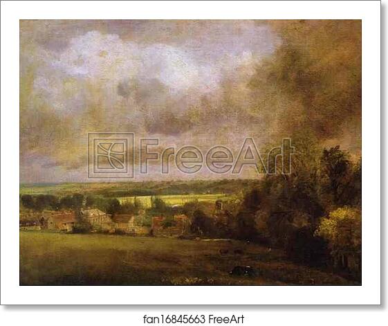Free art print of The Stour Valley from Higham by John Constable Free art print of The Stour Valley from Higham by John Constable