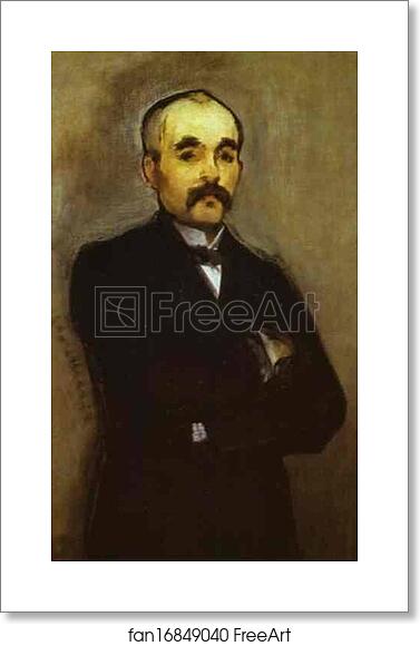 Free art print of Georges Clémenceau by Edouard Manet