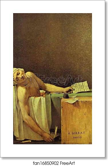 Free art print of Death of Marat by Jacques-Louis David Free art print of Death of Marat by Jacques-Louis David