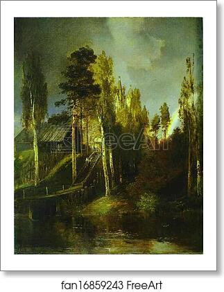 Free art print of Monastery Gates by Alexey Savrasov Free art print of Monastery Gates by Alexey Savrasov