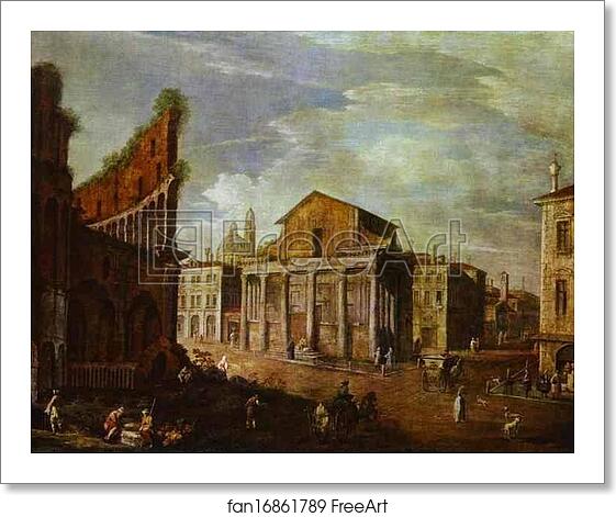 Free art print of Church of St. Antony and St. Phaustina in Rome by Giovanni Antonio Canale, Called Canaletto Free art print of Church of St. Antony and St. Phaustina in Rome by Giovanni Antonio Canale, Called Canaletto