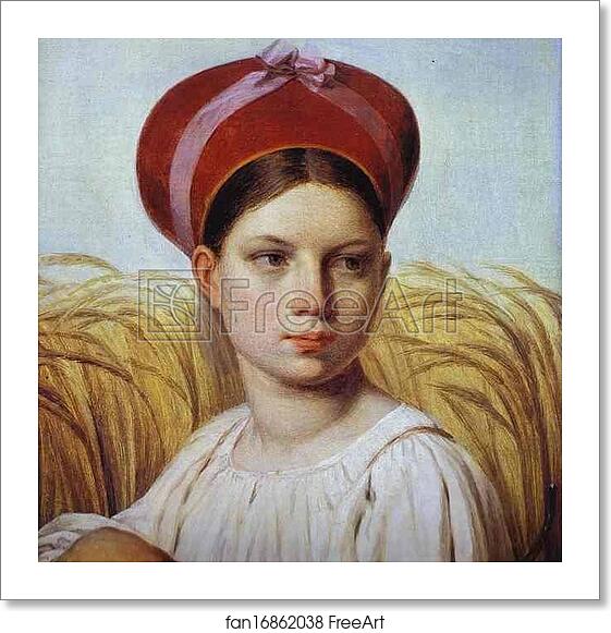 Free art print of Reaper by Alexey Venetsianov Free art print of Reaper by Alexey Venetsianov