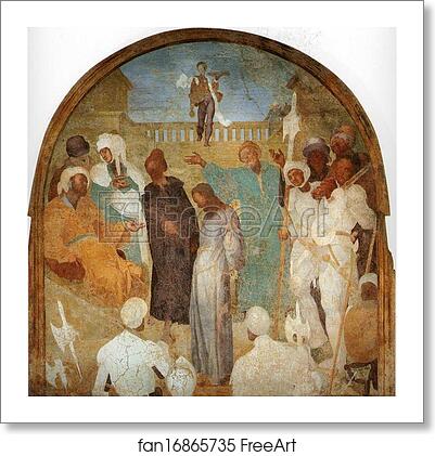 Free art print of Christ Standing before Pilate by Jacopo Carrucci, Known As Pontormo