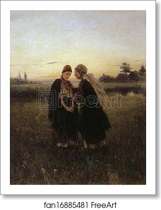 Free art print of Mother and Daughter by Vladimir Makovsky