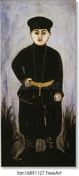 Free art print of Little Kinto by Niko Pirosmani