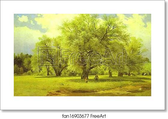 Free art print of Willows Lit Up by the Sun by Ivan Shishkin Free art print of Willows Lit Up by the Sun by Ivan Shishkin