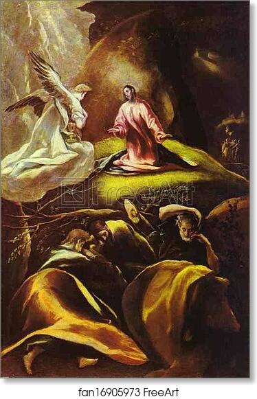 Free art print of The Agony in the Garden by El Greco | FreeArt