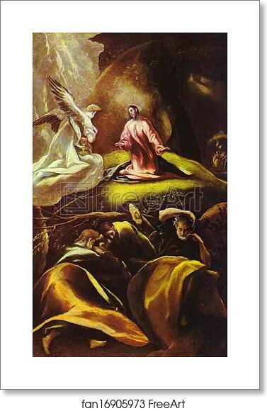 Free art print of The Agony in the Garden by El Greco Free art print of The Agony in the Garden by El Greco