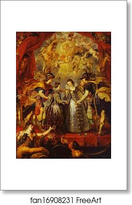 Free art print of The Exchange of Princesses by Peter Paul Rubens