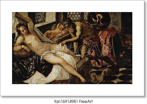 Free art print of Venus and Mars Surprised by Vulcan by Jacopo Robusti, Called Tintoretto Free art print of Venus and Mars Surprised by Vulcan by Jacopo Robusti, Called Tintoretto