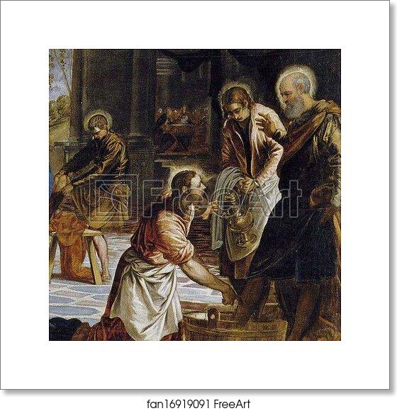 Free art print of Washing of the Feet. Detail by Jacopo Robusti, Called Tintoretto Free art print of Washing of the Feet. Detail by Jacopo Robusti, Called Tintoretto