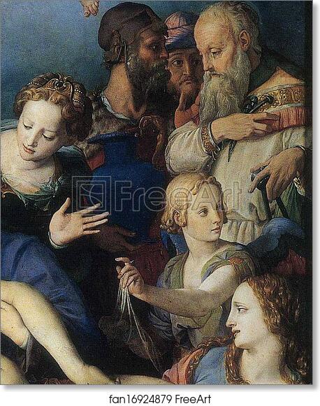 Free art print of Lamentation. Detail by Agnolo Bronzino