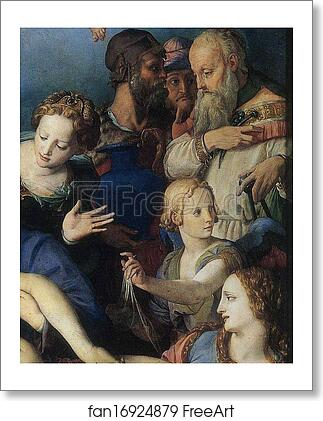 Free art print of Lamentation. Detail by Agnolo Bronzino