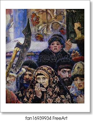 Free art print of The Boyarynia Morozova. Detail by Vasily Surikov