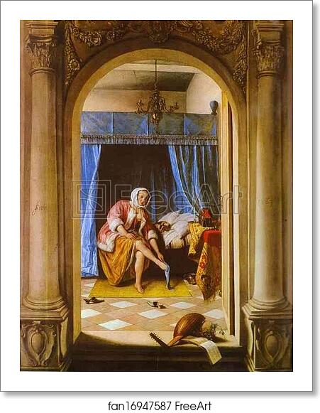 Free art print of The Morning Toilet by Jan Steen Free art print of The Morning Toilet by Jan Steen