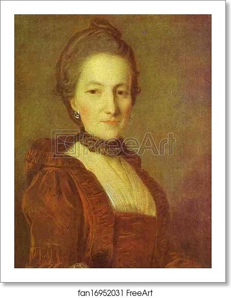 Free art print of Portrait of an Unknown Woman in a Red Dress by Fedor Rokotov Free art print of Portrait of an Unknown Woman in a Red Dress by Fedor Rokotov