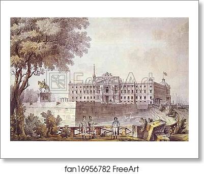Free art print of Mikhailovsky Castle by Giacomo Quarenghi