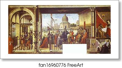 Free art print of The Legend of St. Ursula: The Arrival of the English Ambassadors by Vittore Carpaccio