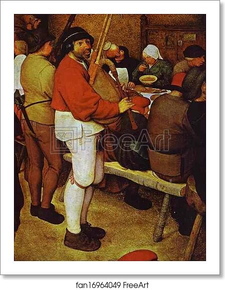 Free art print of The Peasant Wedding. Detail by Pieter Bruegel The Elder Free art print of The Peasant Wedding. Detail by Pieter Bruegel The Elder
