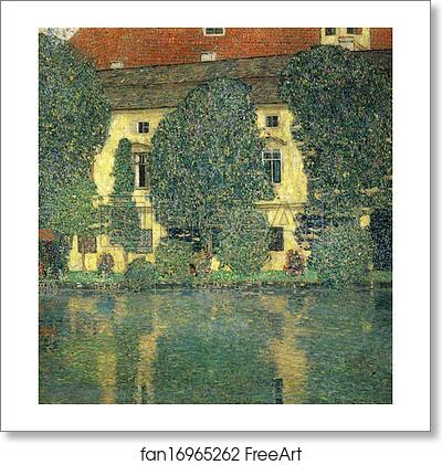 Free art print of Schloss Kammer on the Attersee by Gustav Klimt